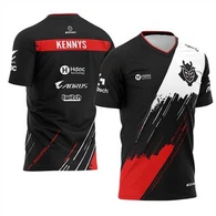 Esports Kurzarmtrikot mit V-Ausschnitt
